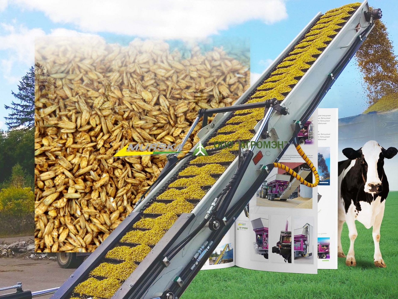 Запчасти для Murska 1400 S2x2 Max вальцовая мельница