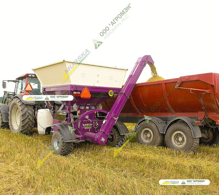 Вальцовая плющилка Murska 2000 S2x2 Max мельница с элеватором