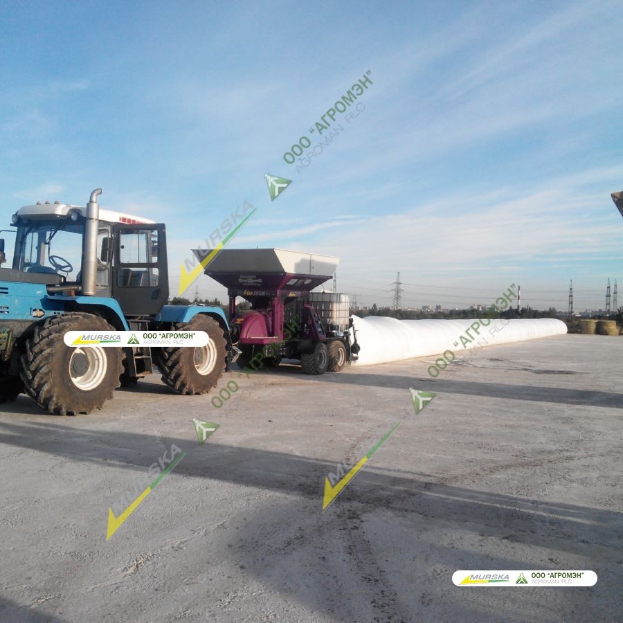 Дисковая плющилка Murska W-Max 20 CB с упаковщик зерна и кукурузы