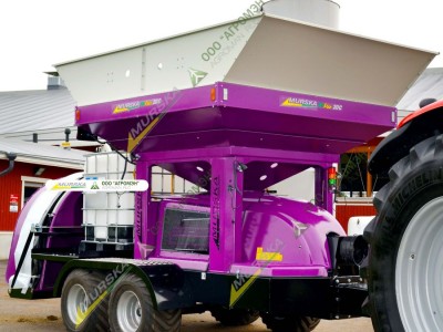 Дисковая мельница плющит зерно Murska W-Max 20 CB с упаковщиком